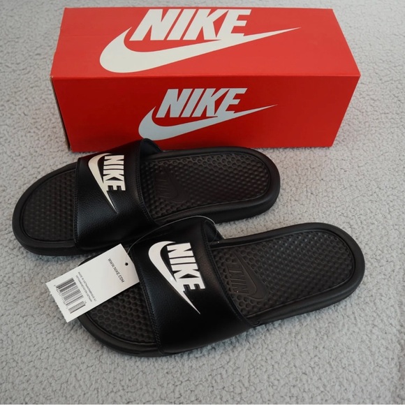 Nike Mens Slide Flip Flops BENASSI JDI - Picture 2 of 3